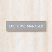 Modern Professioneel Deur Bord Deurbordje (Voorkant)