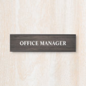 Modern professioneel deur bord deurbordje (Voorkant)