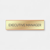 Modern Professioneel Deur Bord Deurbordje (Voorkant)