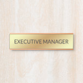 Modern Professioneel Deur Bord Deurbordje (Voorkant)