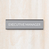 Modern Professioneel Deur Bord Deurbordje (Voorkant)