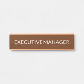Modern professioneel deur bord deurbordje (Voorkant)