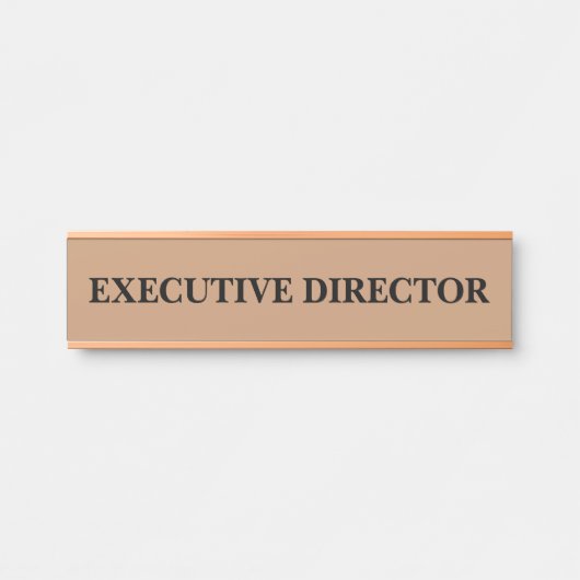 Modern professioneel deur bord deurbordje (Voorkant)