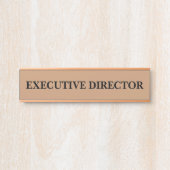 Modern professioneel deur bord deurbordje (Voorkant)