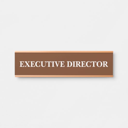 Modern professioneel deur bord deurbordje (Voorkant)