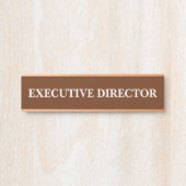 Modern professioneel deur bord deurbordje (Voorkant)