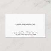 MODERN PROFESSIONEEL donkergrijs Visitekaartje (Achterkant)