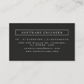 Modern,Professioneel,Eenvoudig Ontwerp Visitekaartje (Achterkant)