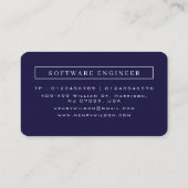 Modern,Professioneel,Eenvoudig Ontwerp Visitekaartje (Achterkant)