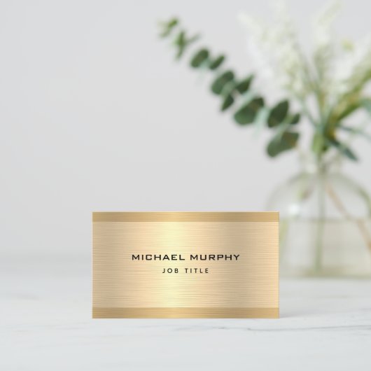 Modern Professioneel Eenvoudig Script Minimalist Visitekaartje (Staand voorkant)