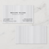 Modern Professioneel elegant Gewoon Wit Hout Visitekaartje (Voorkant / Achterkant)