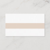 Modern Professioneel Elegant Kleur Eenvoudig Ontwe Visitekaartje (Achterkant)