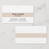 Modern Professioneel Elegant Kleur Eenvoudig Ontwe Visitekaartje (Voorkant / Achterkant)