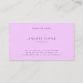 Modern professioneel elegant monogram luxueus visitekaartje (Achterkant)