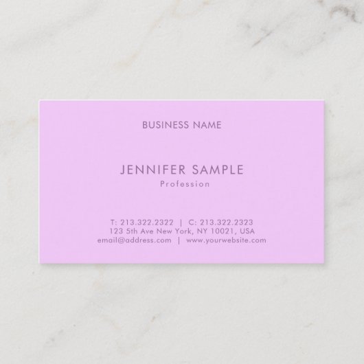 Modern professioneel elegant monogram luxueus visitekaartje (Achterkant)