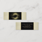 Modern professioneel elegant stijlvol mini visitekaartje (Voorkant / Achterkant)