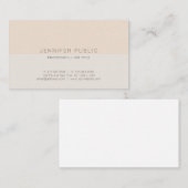 Modern professioneel elegant trendontwerp stijlvol visitekaartje (Voorkant / Achterkant)