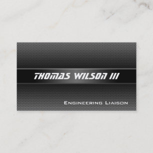 Modern professioneel geperforeerd metaal Visitekaa Visitekaartje