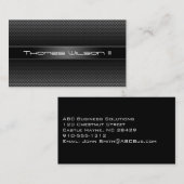 Modern professioneel geperforeerd metaal Visitekaa Visitekaartje (Voorkant / Achterkant)