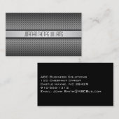 Modern professioneel geperforeerd metaal Visitekaa Visitekaartje (Voorkant / Achterkant)