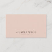 Modern professioneel gracieus eenvoudig ontwerp visitekaartje (Voorkant)