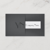 Modern professioneel grijs Hoesje - Visitekaartje (Voorkant)