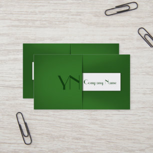 Modern Professioneel Groen Hoesje - Visitekaartje