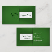 Modern Professioneel Groen Hoesje - Visitekaartje (Voorkant / Achterkant)