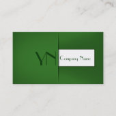 Modern Professioneel Groen Hoesje - Visitekaartje (Voorkant)