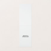 Modern Professioneel Groen Trendy Visitekaartje (Binnenkant ongevouwen)