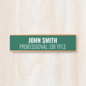 Modern professioneel Kantoor deurteken Deurbordje (Voorkant)