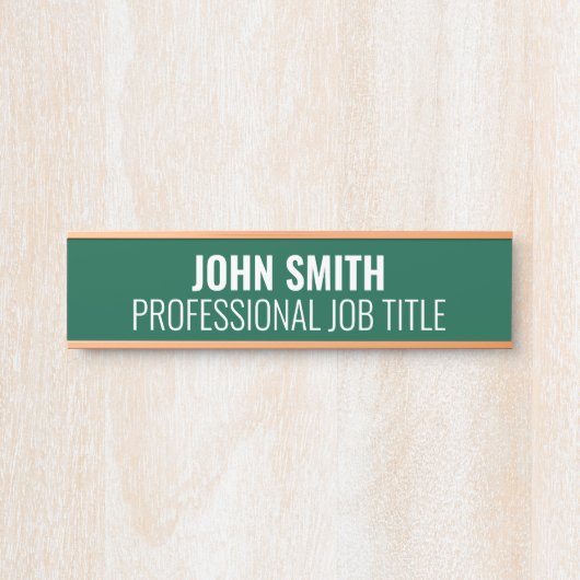 Modern professioneel Kantoor deurteken Deurbordje (Voorkant)