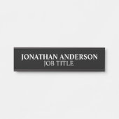 Modern professioneel Kantoor deurteken Deurbordje (Voorkant)