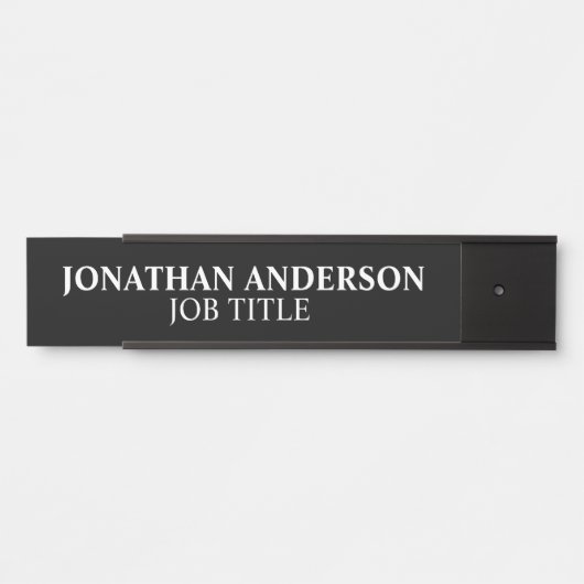 Modern professioneel Kantoor deurteken Deurbordje (Voorkant)