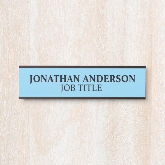 Modern professioneel Kantoor deurteken Deurbordje (Voorkant)