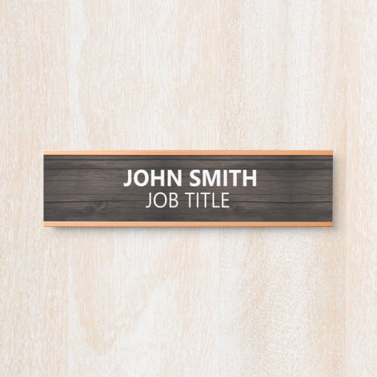 Modern professioneel Kantoor deurteken Deurbordje (Voorkant)