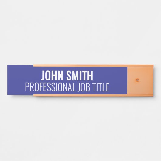 Modern professioneel Kantoor deurteken Deurbordje (Voorkant)