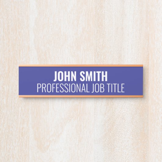 Modern professioneel Kantoor deurteken Deurbordje (Voorkant)