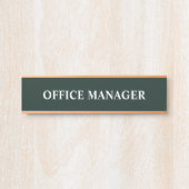 Modern professioneel Kantoor deurteken Deurbordje (Voorkant)
