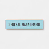 Modern professioneel Kantoor deurteken Deurbordje (Voorkant)