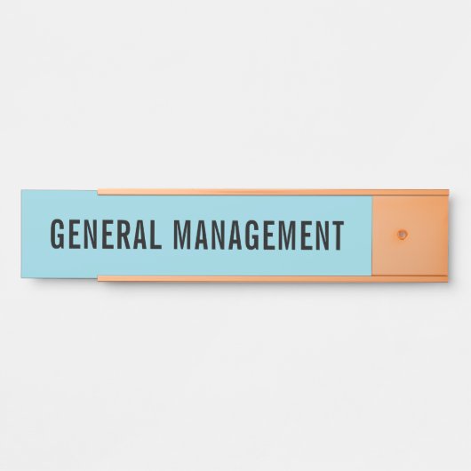 Modern professioneel Kantoor deurteken Deurbordje (Voorkant)