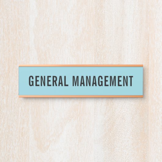 Modern professioneel Kantoor deurteken Deurbordje (Voorkant)