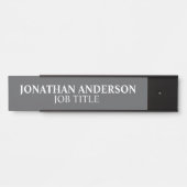 Modern professioneel Kantoor deurteken Deurbordje (Voorkant)