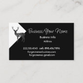 Modern Professioneel Klassiek Logo Hert Visitekaartje (Voorkant)