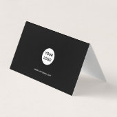 Modern Professioneel Logo-ontwerp Visitekaartje (Achterkant)
