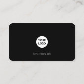 Modern professioneel logo-ontwerp visitekaartje (Achterkant)