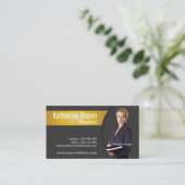 Modern, Professioneel, Makelaar, Vastgoed, Foto Visitekaartje (Staand voorkant)