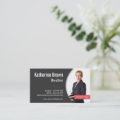 Modern, Professioneel, Makelaar, Vastgoed, Foto Visitekaartje (Staand voorkant)