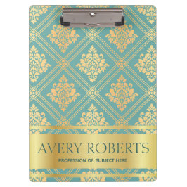 Modern professioneel metallisch goud klembord