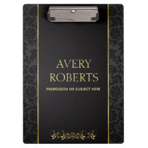 Modern professioneel metallisch zwart goud